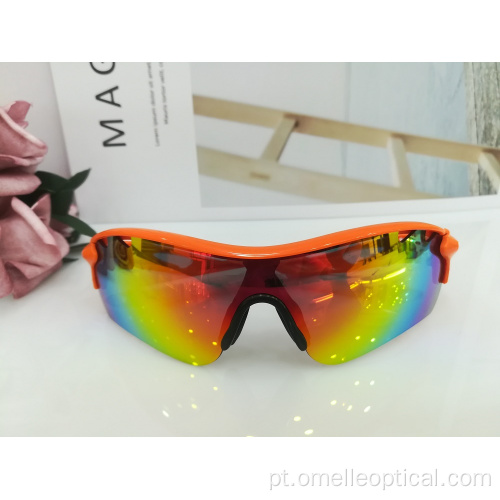 Proteção UV Semi-Rimless Sun Glasses Fashion Accessories